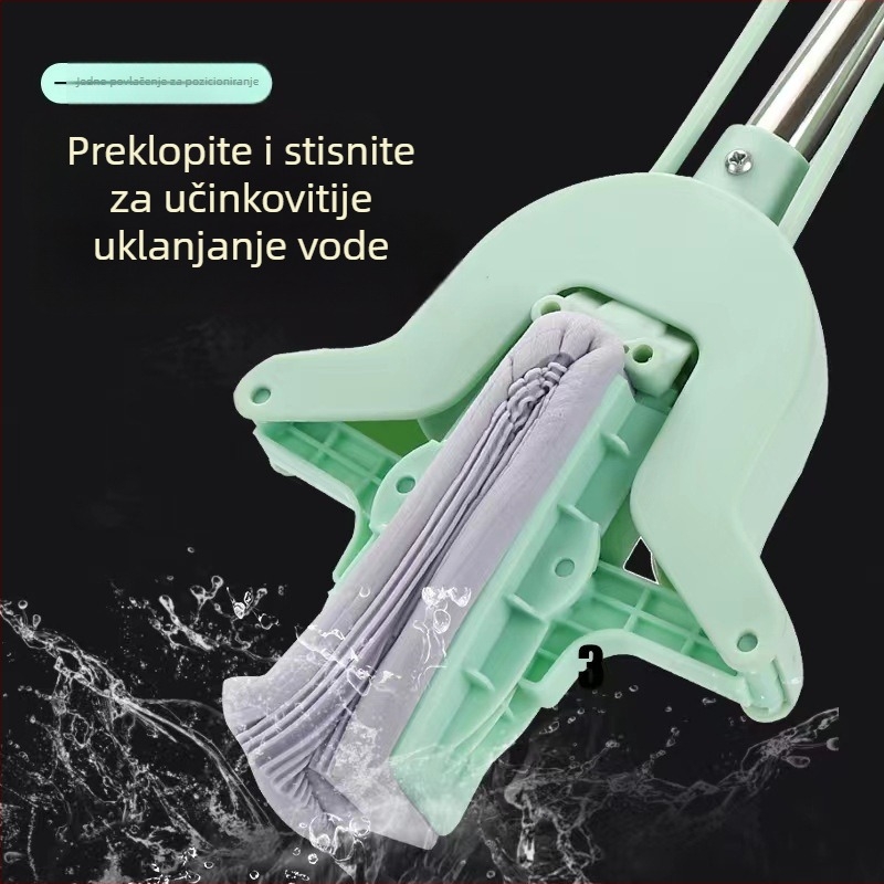 Kućni mop s glavom od spužve, upijajući, bez ruku, bez ispiranja, 28 cm