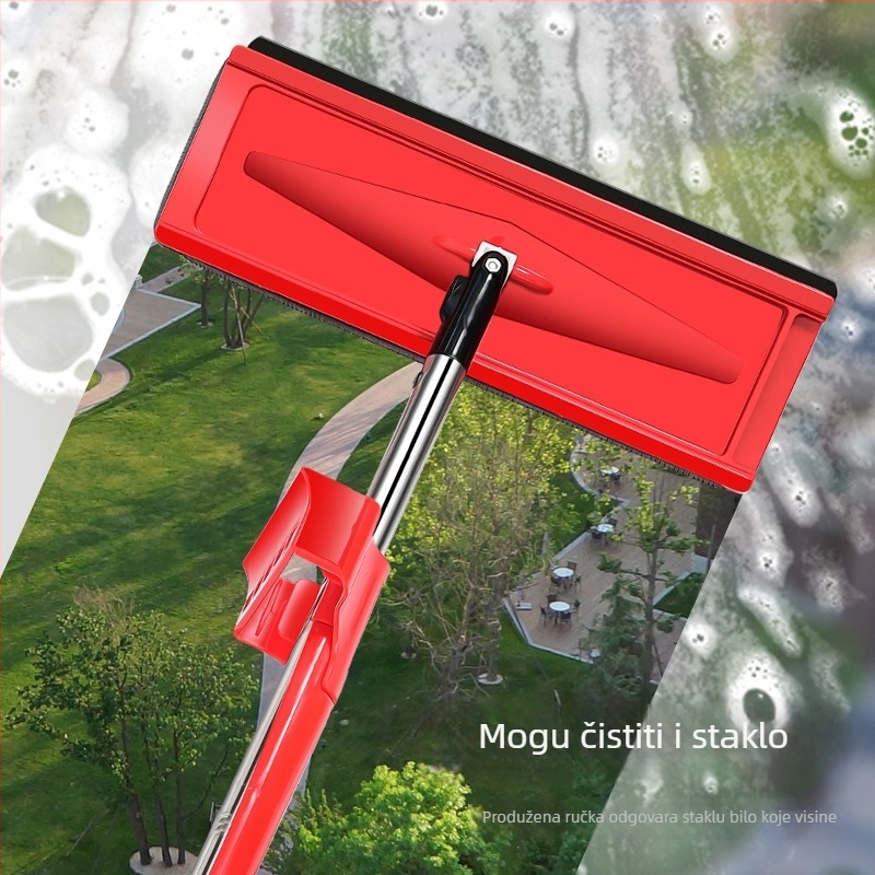 Prilagođeni plosnati mop, bez ručnog ispiranja, mokro-suha upotreba, čistilac škrabac