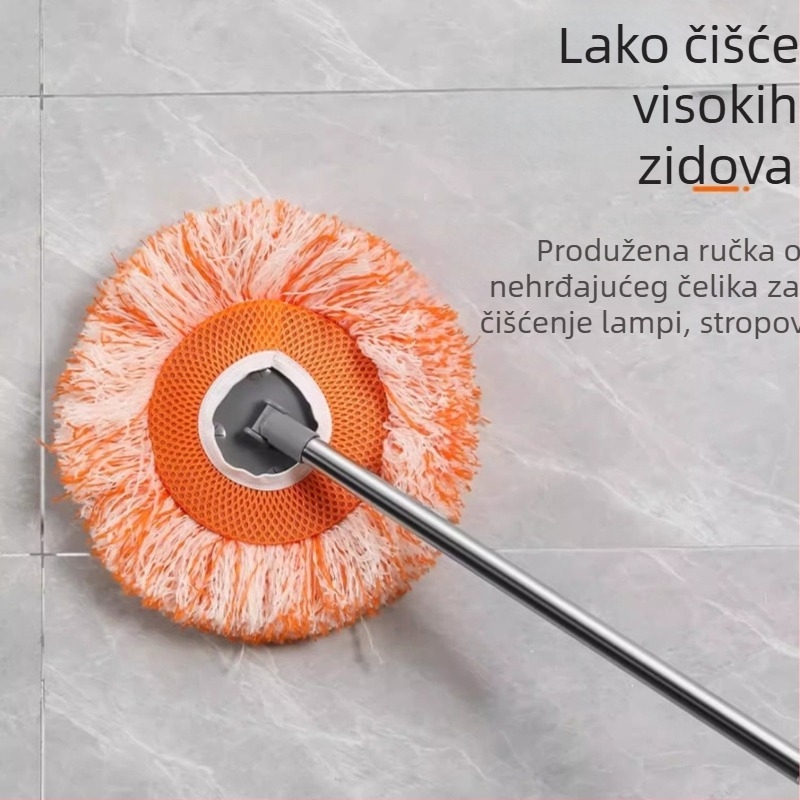 Mop u obliku suncokreta za uklanjanje prašine, čišćenje stropova i zidova te čišćenje pločica