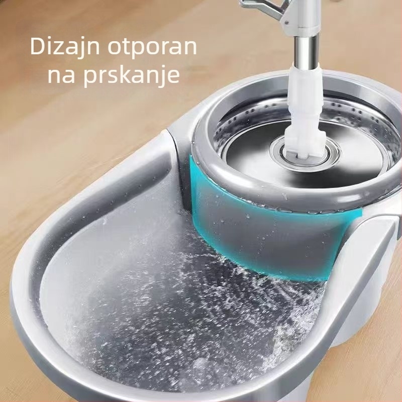 Kućni rotirajući kanta za mop s cjedilicom, bez ručnog pranja