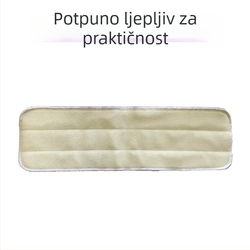 Prilagođeno obrađeni mikrovlakneni krpa za plosnatu glavu metle s prugastim rubom – izdržljivo ribanje i čišćenje