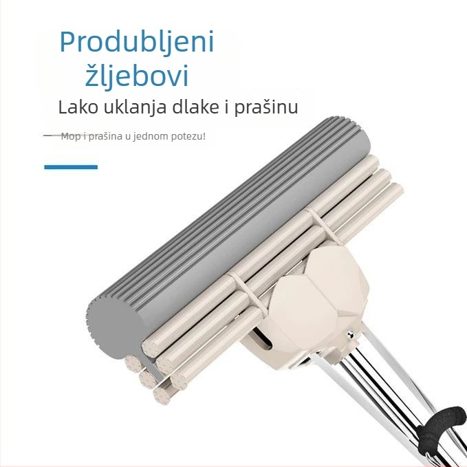 Good Wife kolodionski mop s apsorbirajućom glavom, kućna upotreba, bez dodirivanja rukama