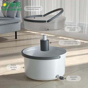 Kanta za mop s odjeljkom za čistu i prljavu vodu - Clean Bang