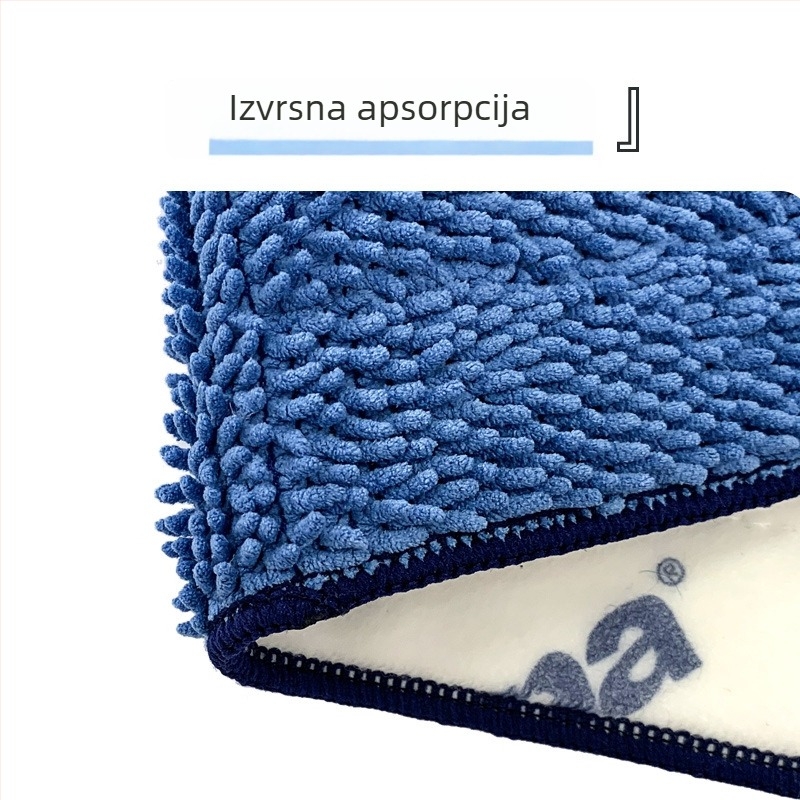 Mop glava od mikrovlakana Chenille za suho upijanje