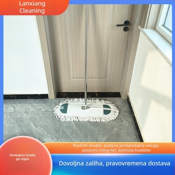 Prilagođeni veliki plošni mop s pamuknim vlaknima za čišćenje prašine