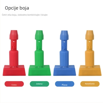 Odvojivi plastični klip za mop s četiri boje – PP plastični klip za glavu mop