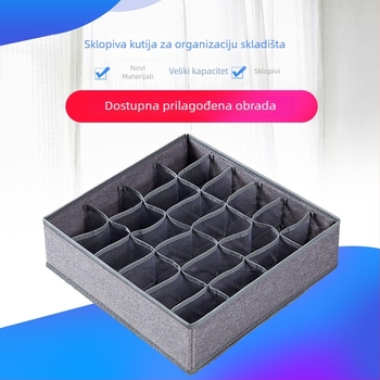 Organizator donjeg rublja od 600D Oxford tkanine, sklopiva mrežasta kutija s više odjeljaka
