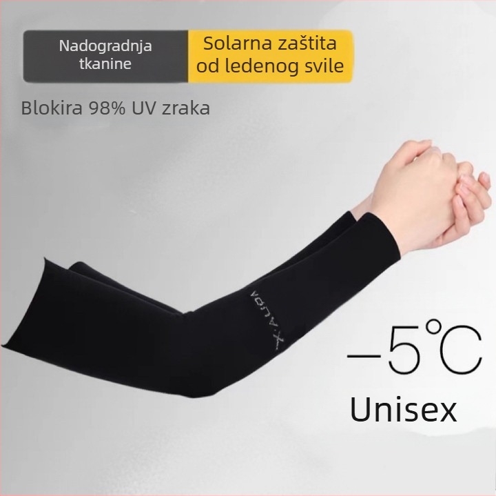 Ice Silk rashladni rukavi s UV zaštitom, produženi, unisex, za sport