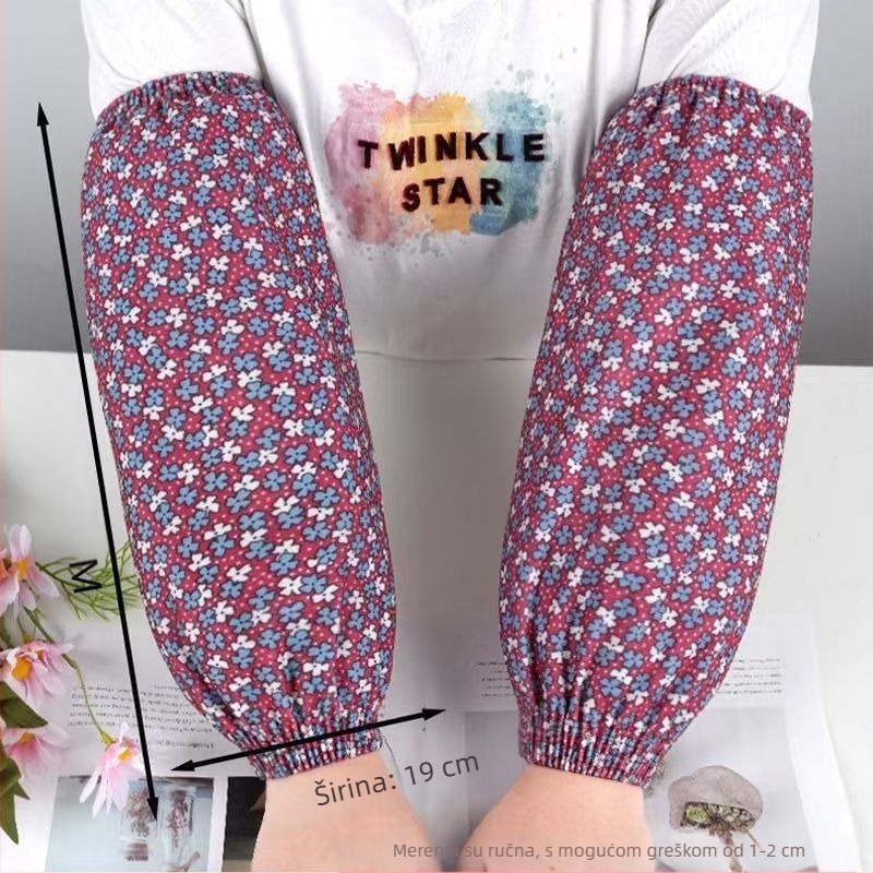 Jesensko-zimske debele navlake za rukave od kristalnog velura, unisex, protiv prljavštine, radne, duge, otporne na habanje