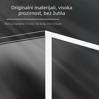 Akril kutija za izlaganje figurica, prozirna, prašinu štiti, stolni prikaz