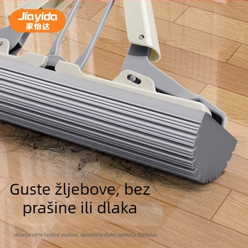 Jiayida beškontaktni spužasti mop, sklopivi, potpuno pokriće, visoko upijajuća spužva