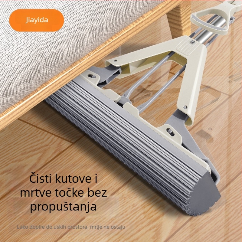 Jiayida beškontaktni spužasti mop, sklopivi, potpuno pokriće, visoko upijajuća spužva
