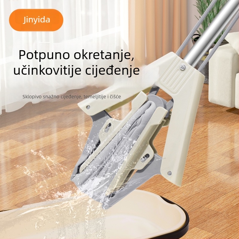 Jiayida beškontaktni spužasti mop, sklopivi, potpuno pokriće, visoko upijajuća spužva