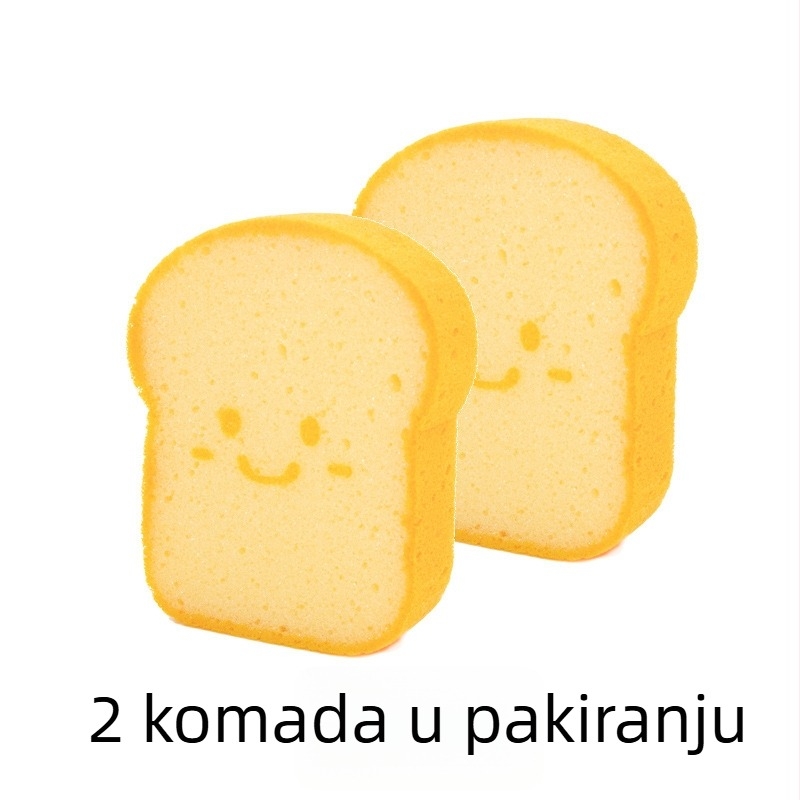 Spužva za suđe u obliku tosta, debela, od celuloze drvne pulpe