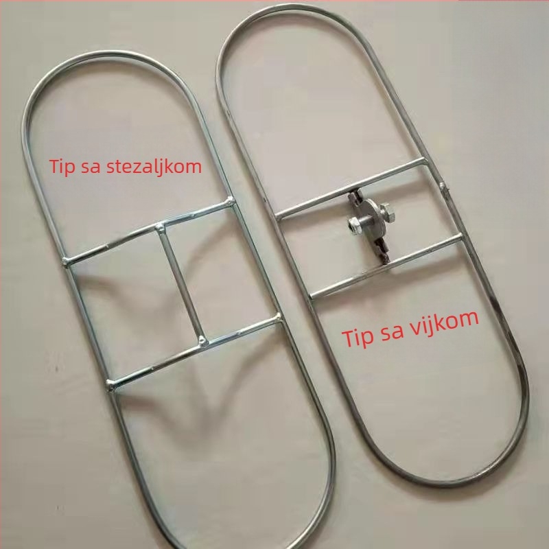 Okvir od nehrđajućeg čelika 304 za plosnati mop, s zamjenskom glavom, univerzalna kompatibilnost, duljine 40/60/90/100 cm