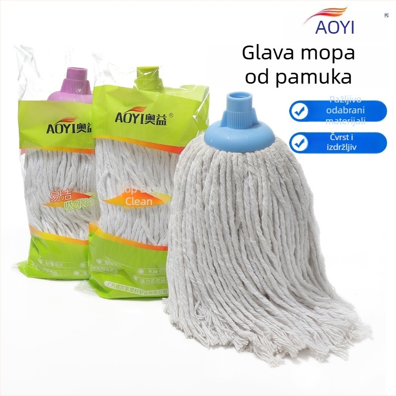 Glava mopa od pamučnog vlakna za kućno čišćenje