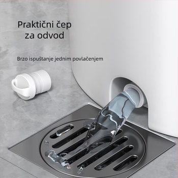 Jiajie Premium okretni mop s kantom za kućnu upotrebu — bez dodira, uštedite napor, mikrovlakna, nehrđajući čelični nastavak, mokro i suho čišćenje