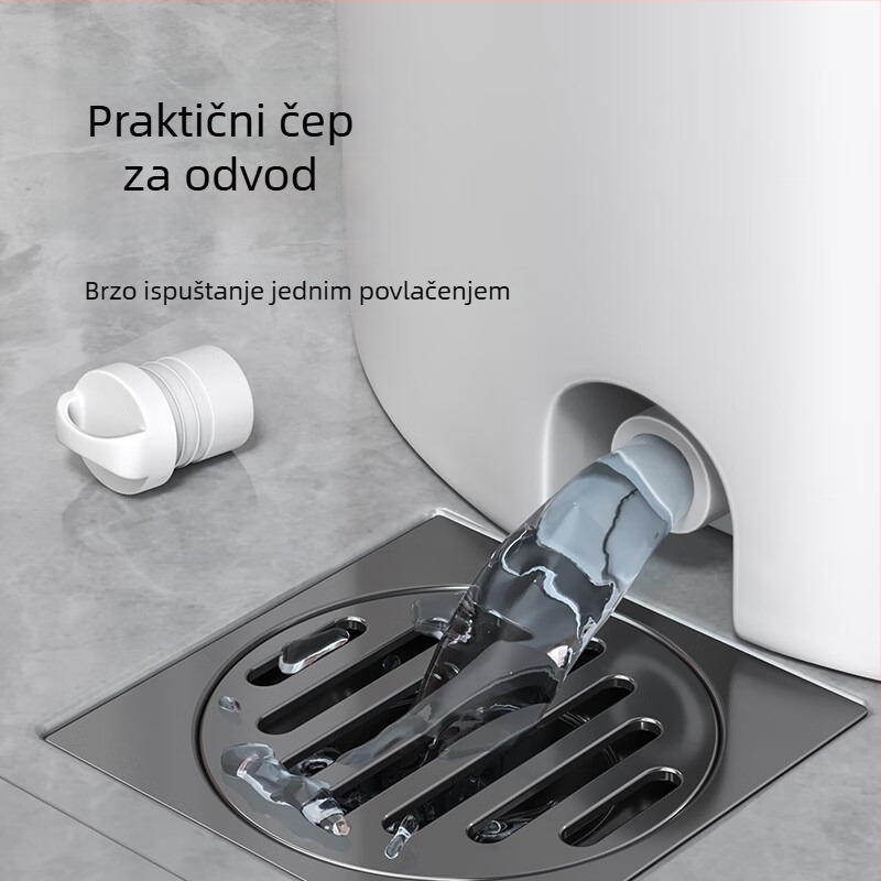 Jiajie Premium okretni mop s kantom za kućnu upotrebu — bez dodira, uštedite napor, mikrovlakna, nehrđajući čelični nastavak, mokro i suho čišćenje