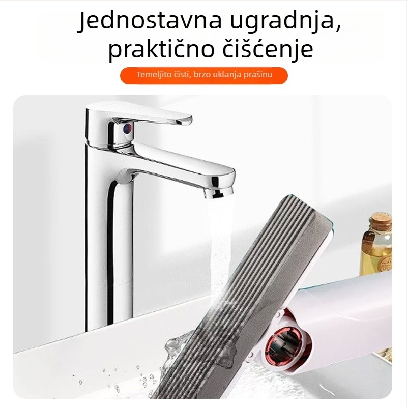 Universalna mini glava mopa za zamjenu, apsorbirajuća spužva, prijenosna ručna glava mopa