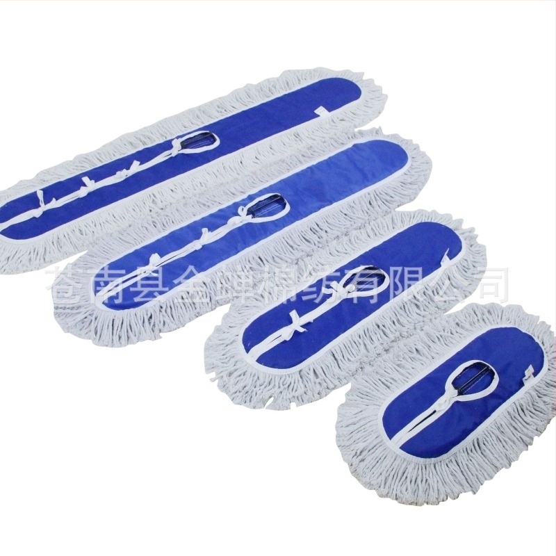Glava mopa od pamukaste gaze, plosnata zamjenska krpa za mop, za podove 60/90/120, Concentric Cleaning