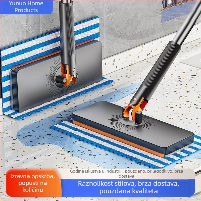 Mikrovlakana mop s teleskopskom drškom 72–126 cm, čišćenje bez dodirivanja, za kupaonicu i zidove