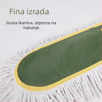 Ravni mop – zamjenska krpa za prašinu, veličine 40/60/90/110 cm, glava s trakom