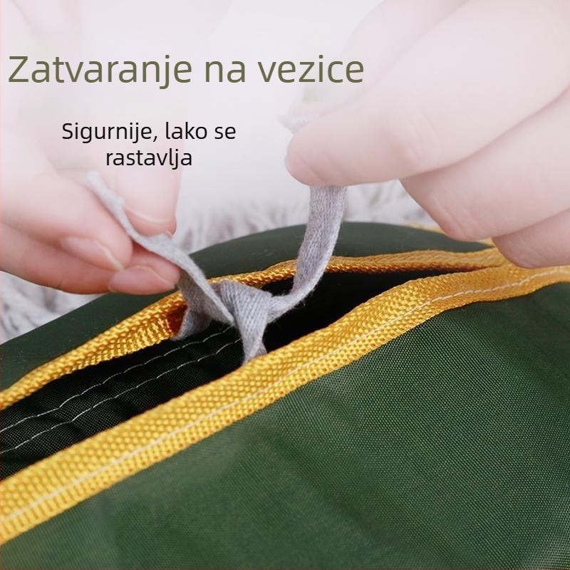 Ravni mop – zamjenska krpa za prašinu, veličine 40/60/90/110 cm, glava s trakom