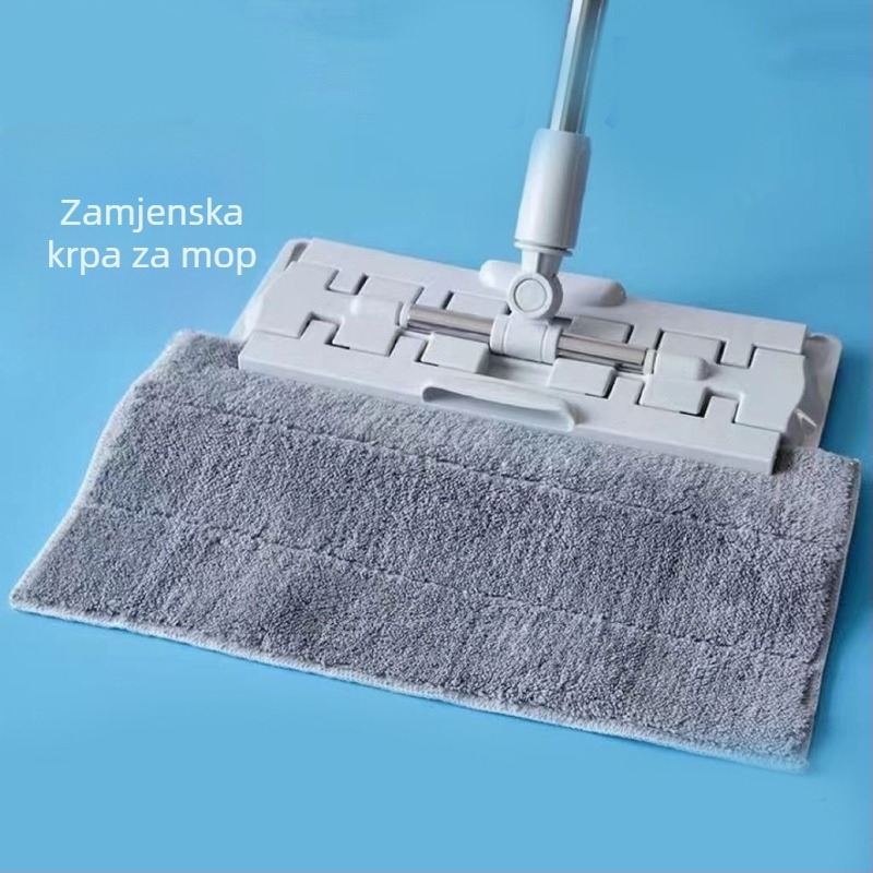 Krpa za mop s klipsom, zamjenska plosnata krpa za mop, brzo upijajuća krpa