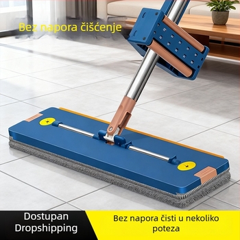 Plosnati mop za kućnu upotrebu, čišćenje bez dodirivanja, velika apsorpcija, debela ultra-fina vlakna
