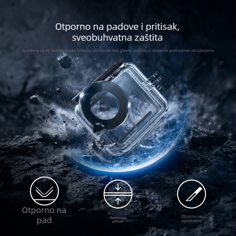 Telesin vodootporno kućište za DJI Osmo Nano, zaštitni kućište za mini kameru, vodootpornost do 60 m
