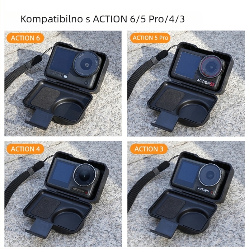 Sunnylife Action 6/5 Pro/4/3 Kutija za pohranu s zaštitom od udara i pada, prenosni dodatak za skladištenje