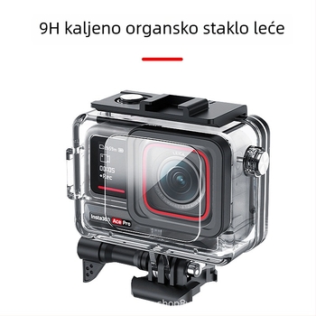 Insta360 Ace Pro2 vodootporno kućište za podvodno snimanje, poklopac leće i 60 m zaštitno kućište za sportsku kameru