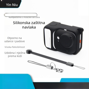 Insta360 Go Ultra silikonsko kućište – otpornost na padove i gubitak, dodatak za akcijsku kameru