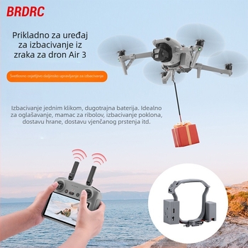 Brdrc Airdropper za DJI Air 3S i Mavic Air 3 – parabolični zračni bacač, dodatak