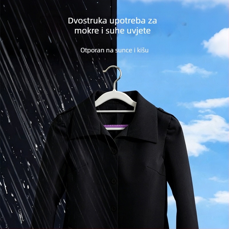 Vješalica za odjeću za odrasle, deblja i izdržljiva, protuklizna, bez tragova, višebojna
