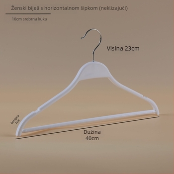 Plastična vješalica za odjeću – višenamjenska, protuklizna, bez šavova, za sušenje odjeće