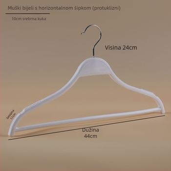 Plastična vješalica za odjeću – višenamjenska, protuklizna, bez šavova, za sušenje odjeće