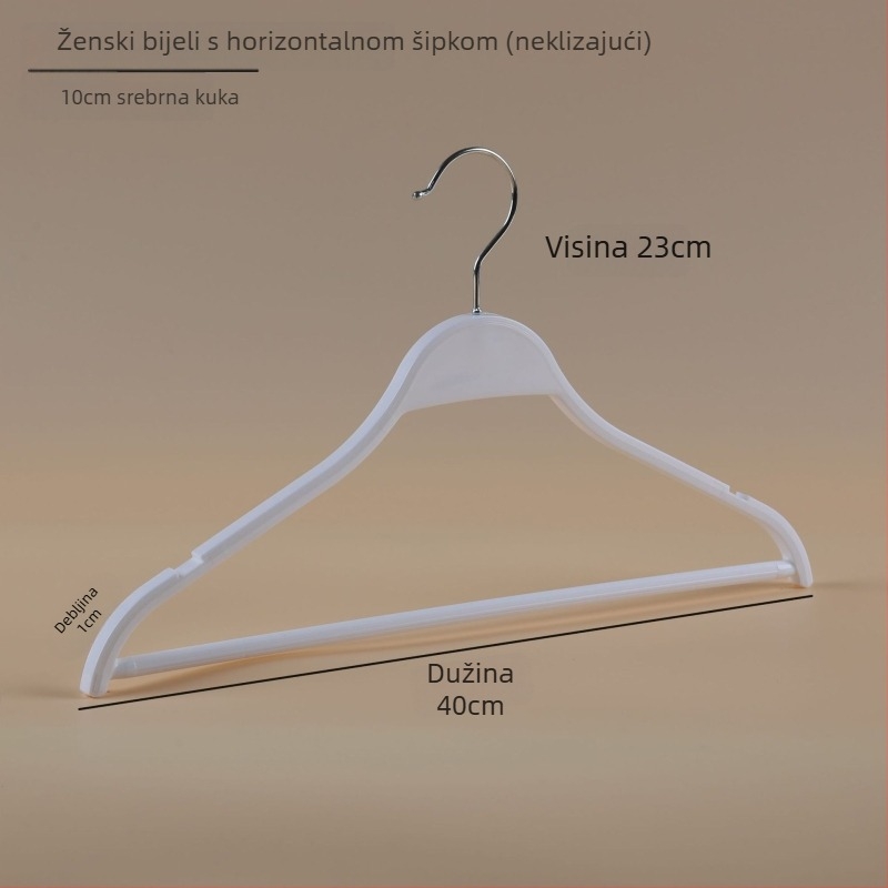 Plastična vješalica za odjeću – višenamjenska, protuklizna, bez šavova, za sušenje odjeće