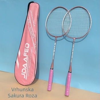 Badminton reket od željeznih legura – set za mlade i odrasle, dva reketa, moderan dizajn