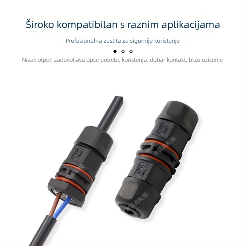 Vodootporan konektor za spajanje vodiča na ploču za rasvjetu, adapter za zidno rasvjetno tijelo, brzi spoj sa samozaključivanjem, blok terminala za novu energiju