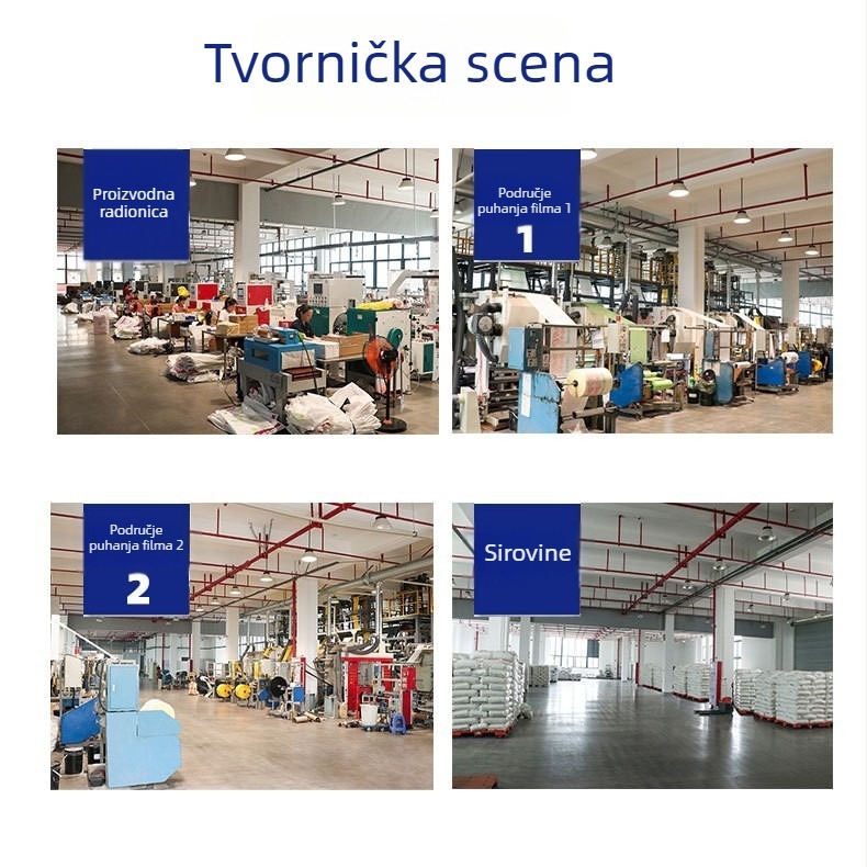 Debela crna vreća za smeće s vrpcom, za kućnu upotrebu, kuhinju i ured