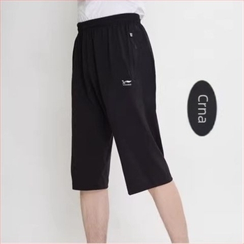 Muški lagani capri šorcevi za ljeto, udoban kroj, plus veličina, casual sportski stil