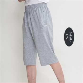 Muški lagani capri šorcevi za ljeto, udoban kroj, plus veličina, casual sportski stil