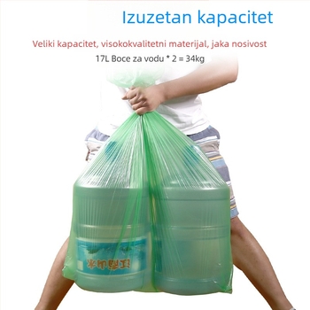 Boje plastične vrećice za smeće za jednokratnu upotrebu, velike, ravnog otvora, debeli, za komercijalnu upotrebu