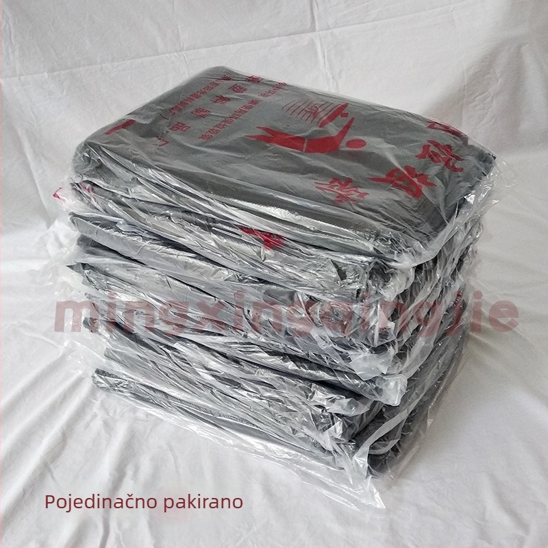 Debele crne vreće za otpad, srednje do velike veličine, ravni otvor, PE plastični materijal, 80x100 cm, za hotelijsku i komercijalnu upotrebu