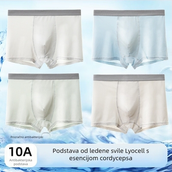 Lyocell muško donje rublje za tinejdžere, prozračan Ice Silk, hlađenje i antibakterijsko