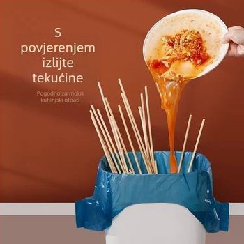 Debele vrećice za otpad u stilu veste, srednje veličine, za kućanstvo, kuhinju i ured