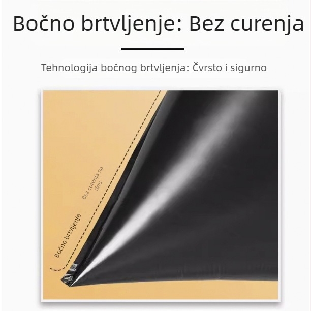 Teške vreće za smeće sa šnurlom, velike, plastične, za kuhinju i ured