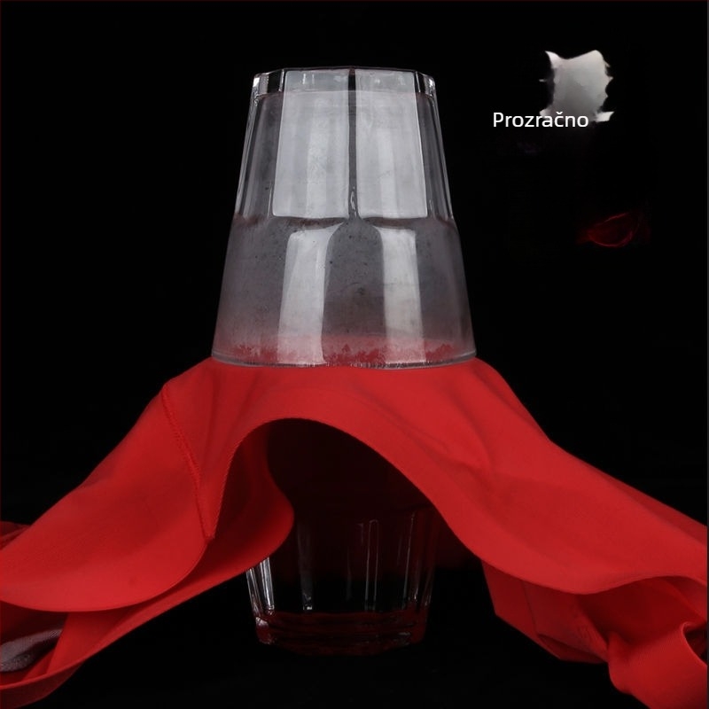 Crvene muške boxerice od ice silk, prozračne, bez šavova, ultra-tanke, seksi, za vjenčanje