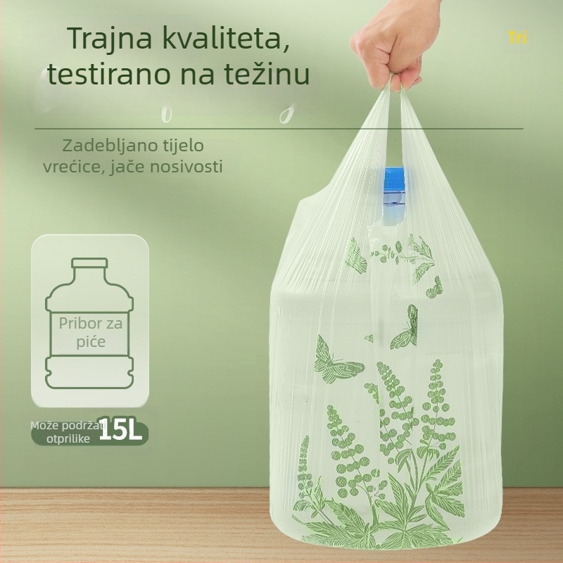 Vrećice za otpad u vestom stilu za kućnu upotrebu, otporne na kidanje, za kuhinju i ured